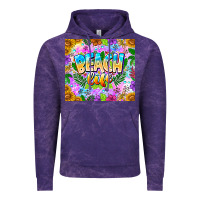 Cloud Purple Beach Life Vintage Hoodie - CowhideDigitalArt