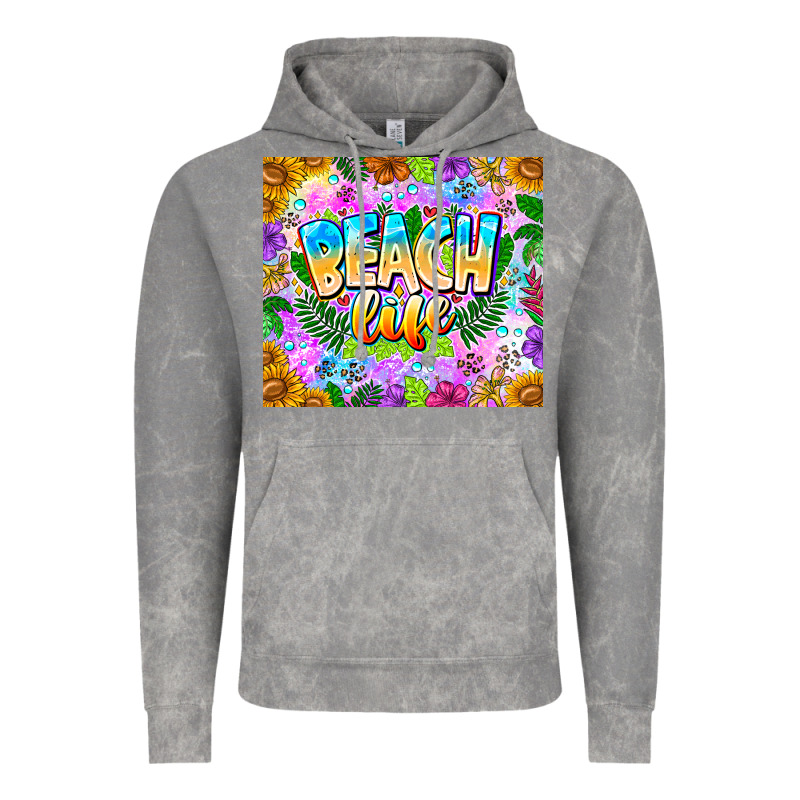 Beach Life Vintage Hoodie by CowhideDigitalArt | Teevron