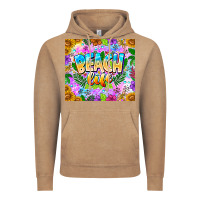 Vintage Coffee Beach Life Vintage Hoodie - CowhideDigitalArt