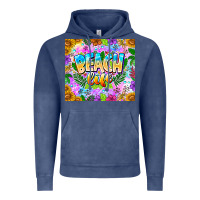 Vintage Denim Beach Life Vintage Hoodie - CowhideDigitalArt