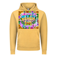 Vintage Mustard Beach Life Vintage Hoodie - CowhideDigitalArt