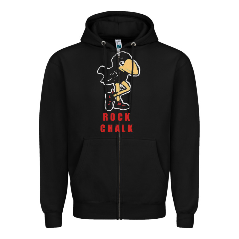 Vintage Jayhawk Ku Zipper Hoodie by Craftify | Teevron