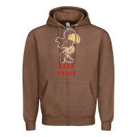 Chestnut Vintage jayhawk ku Zipper Hoodie - Craftify