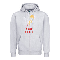 Heather Grey Vintage jayhawk ku Zipper Hoodie - Craftify