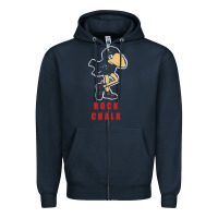 Navy Vintage jayhawk ku Zipper Hoodie - Craftify