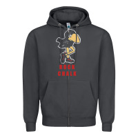 Smoke Vintage jayhawk ku Zipper Hoodie - Craftify