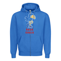 True Royal Vintage jayhawk ku Zipper Hoodie - Craftify
