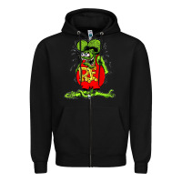 Black Official Rat Fink Original Merchandise 1 Zipper Hoodie - Craftify