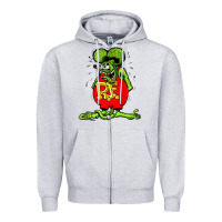 Heather Grey Official Rat Fink Original Merchandise 1 Zipper Hoodie - Craftify