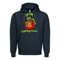 Navy Official Rat Fink Original Merchandise 1 Zipper Hoodie - Craftify