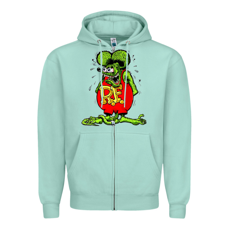 Official Rat Fink Original Merchandise 1 Zipper Hoodie by Craftify | Teevron