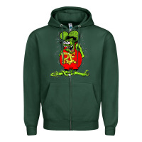 Sports Green Official Rat Fink Original Merchandise 1 Zipper Hoodie - Craftify