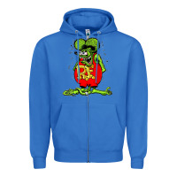 True Royal Official Rat Fink Original Merchandise 1 Zipper Hoodie - Craftify