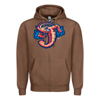 Chestnut jacksonville jumbo shrimp Zipper Hoodie - Craftify