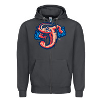 Smoke jacksonville jumbo shrimp Zipper Hoodie - Craftify
