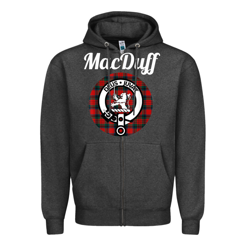 Macduff Clan Scottish Name Coat Of Arms Tartan Zipper Hoodie by Craftify | Teevron