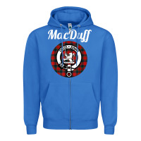 True Royal MacDuff Clan Scottish Name Coat Of Arms Tartan Zipper Hoodie - Craftify