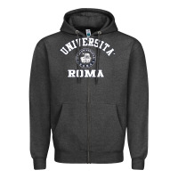 Charcoal Heather universita roma [tb] Zipper Hoodie - Craftify