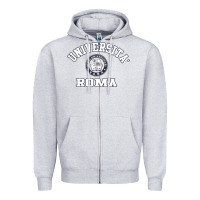 Heather Grey universita roma [tb] Zipper Hoodie - Craftify