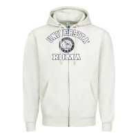 Oatmeal Heather universita roma [tb] Zipper Hoodie - Craftify
