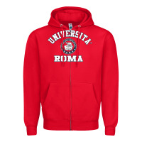 Red universita roma [tb] Zipper Hoodie - Craftify