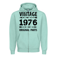 Seafoam VINTAGE 1976 ORIGINAL PARTS Zipper Hoodie - Craftify