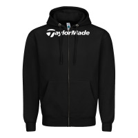 Black taylormade Zipper Hoodie - Craftify