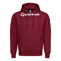 Burgundy taylormade Zipper Hoodie - Craftify