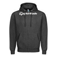 Charcoal Heather taylormade Zipper Hoodie - Craftify