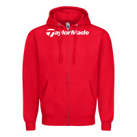Red taylormade Zipper Hoodie - Craftify