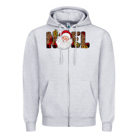 Heather Grey noel Zipper Hoodie - JahusDesignShop