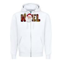 White noel Zipper Hoodie - JahusDesignShop