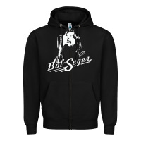 Black seger merchandise Zipper Hoodie - Craftify