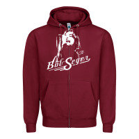 Burgundy seger merchandise Zipper Hoodie - Craftify