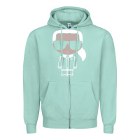 Seafoam KARLS LAGERFELDS Zipper Hoodie - Craftify