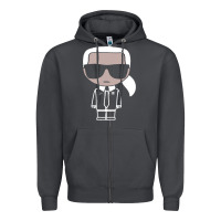 Karls Lagerfelds Zipper Hoodie | Teevron