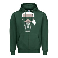 Sports Green KARLS LAGERFELDS Zipper Hoodie - Craftify