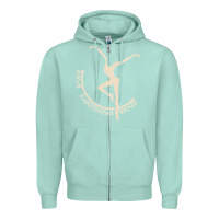 Seafoam dancing pose Zipper Hoodie - Craftify