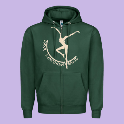 Dancing Pose Zipper Hoodie Designed By Craftify