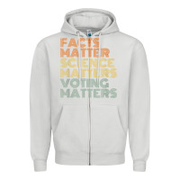 Dove Grey facts matter science matters voting matters liberal democrat t shirt c Zipper Hoodie - Craftify
