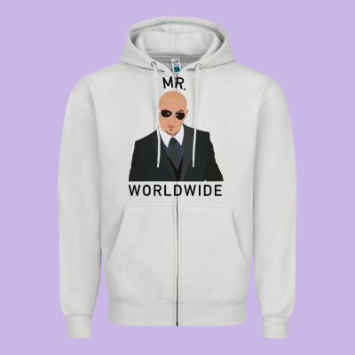 Pitbull Mr Worldwide Classic Zipper Hoodie Designed By Craftify