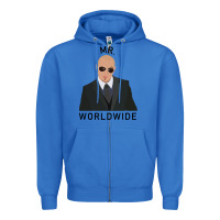 True Royal Pitbull Mr Worldwide Classic Zipper Hoodie - Craftify