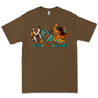 Cacao peace love cowgirls Premium Tee - OliviaCreatesArt