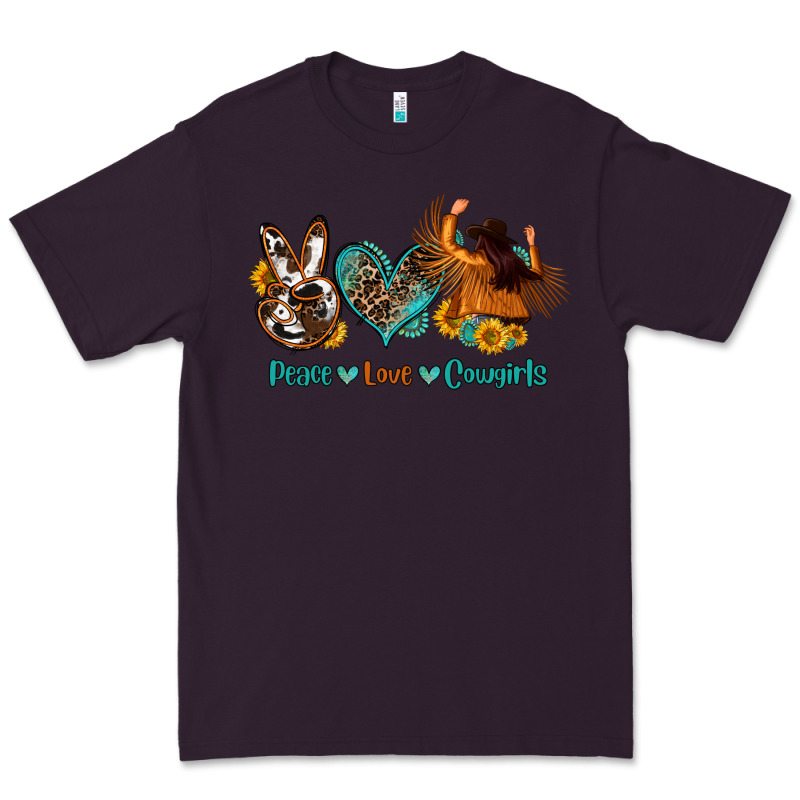 Peace Love Cowgirls Premium Tee by OliviaCreatesArt | Teevron