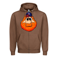 Chestnut youppi! Zipper Hoodie - Craftify