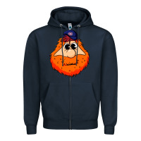 Navy youppi! Zipper Hoodie - Craftify