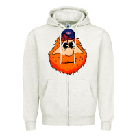Oatmeal Heather youppi! Zipper Hoodie - Craftify