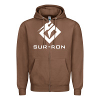 Chestnut sur ron 3 wht music Zipper Hoodie - Craftify