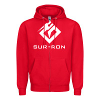 Red sur ron 3 wht music Zipper Hoodie - Craftify