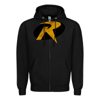 Black Robin Zipper Hoodie - Craftify